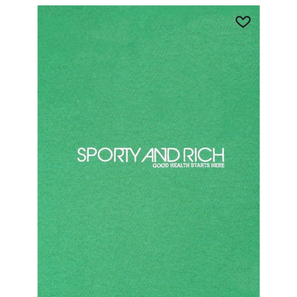 Sporty & Rich green sweatshirt medium m USA